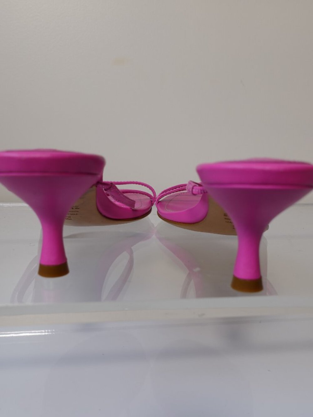 Schutz Evenise Sandal in Neon Pink size 8 - Picture 4 of 7